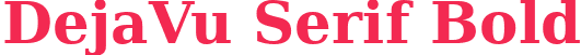 DejaVu Serif Bold
